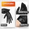 Handcare Disposable Gloves, 3 mil Palm, Vinyl, Powder-Free, S, 100 PK, Black HC-VEBK30SM - alternate 3